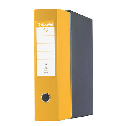 Registratore Eurofile G55 - dorso 8 cm - protocollo 23 x 33 cm - giallo - Esselte