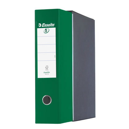 Registratore Eurofile G55 - dorso 8 cm - protocollo 23 x 33 cm - verde - Esselte
