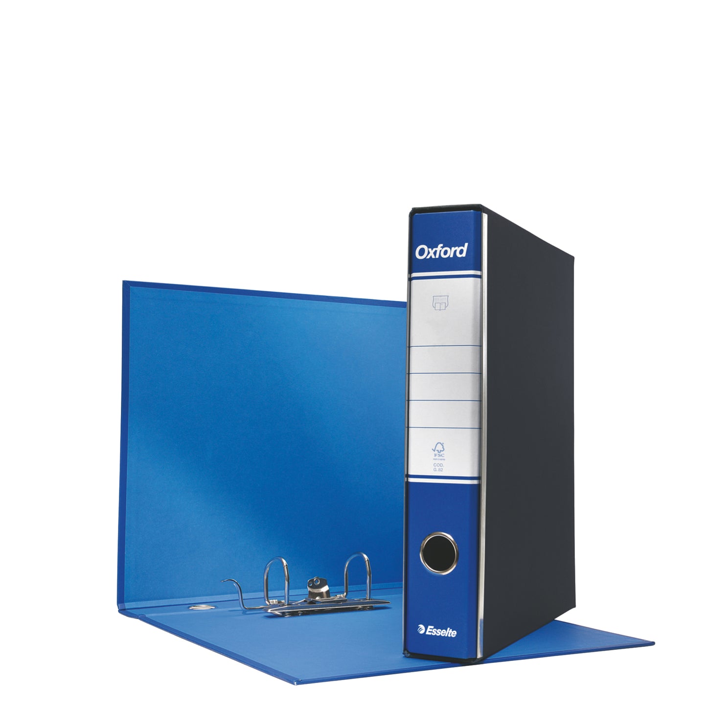 Registratore Oxford G82 - dorso 5 cm - commerciale 23 x 30 cm - blu - Esselte