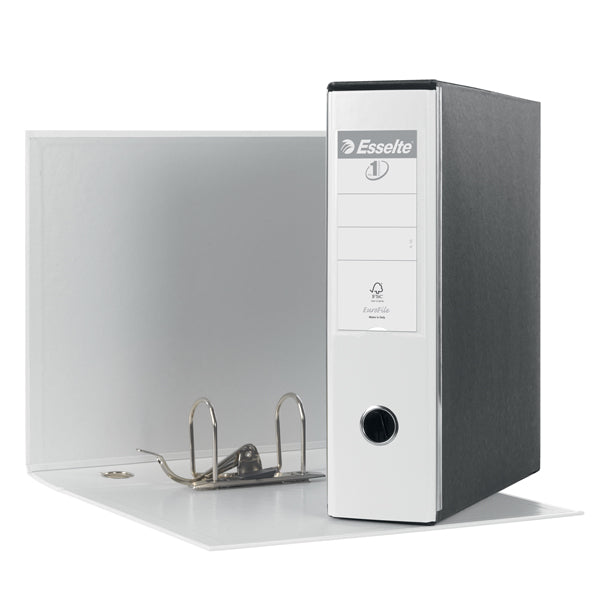 Registratore Eurofile G53 - dorso 8 cm - commerciale 23 x 30 cm - bianco - Esselte