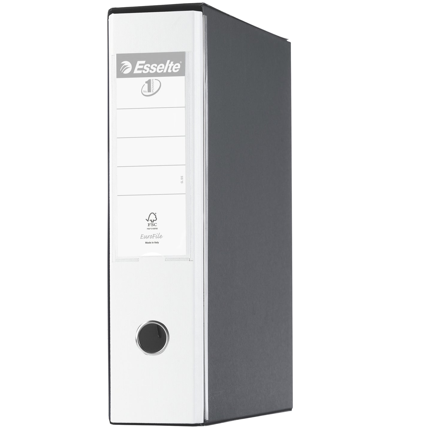 Registratore Eurofile G53 - dorso 8 cm - commerciale 23 x 30 cm - bianco - Esselte