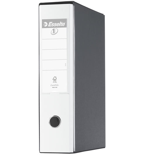 Registratore Eurofile G53 - dorso 8 cm - commerciale 23 x 30 cm - bianco - Esselte