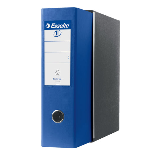 Registratore Eurofile G53 - dorso 8 cm - commerciale 23 x 30 cm - blu - Esselte