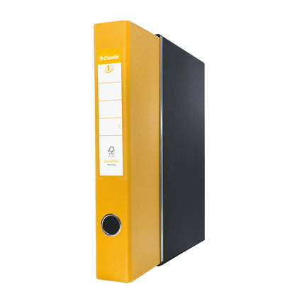 Registratore Eurofile G54 - dorso 5 cm - protocollo 23 x 33 cm - giallo - Esselte