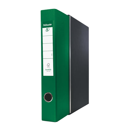Registratore Eurofile G54 - dorso 5 cm - protocollo 23 x 33 cm - verde - Esselte