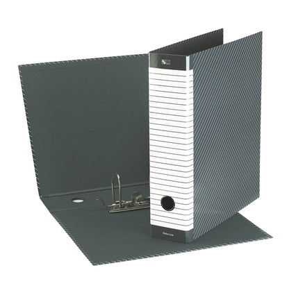 Registratore Delso Line G15 - dorso 8 cm - protocollo 23 x 33 cm - grigio - Esselte