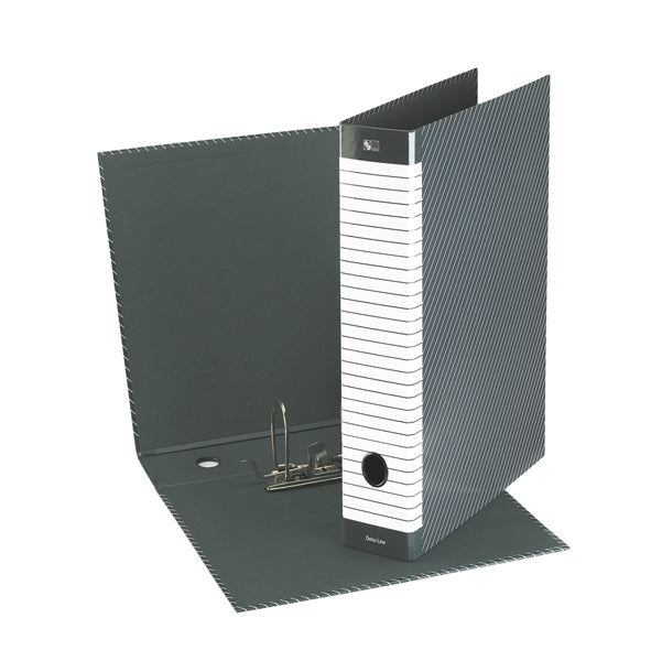 Registratore Delso Line G14 - dorso 5 cm - protocollo 23 x 33 cm - grigio - Esselte