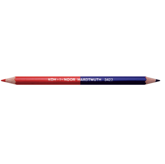 Matita bicolore grossa - rosso/blu - Koh.I.Noor - conf. 12 pezzi