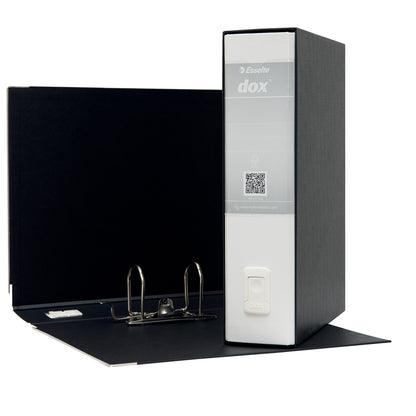 Registratore Dox 2 - dorso 8 cm - protocollo 23 x 34 cm - bianco - Esselte Dox