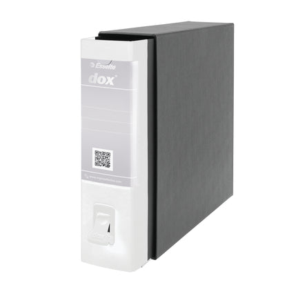 Registratore Dox 2 - dorso 8 cm - protocollo 23 x 34 cm - bianco - Esselte Dox