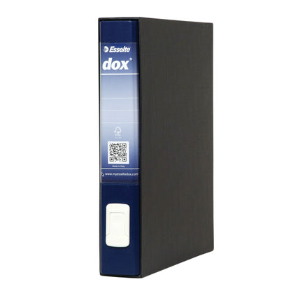Registratore Dox 4 - dorso 5 cm - commerciale 23 x 29,7 cm - blu - Esselte Dox