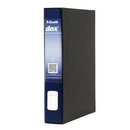 Registratore Dox 4 - dorso 5 cm - commerciale 23 x 29,7 cm - blu - Esselte Dox