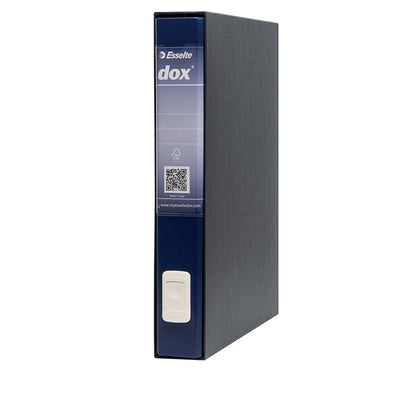 Registratore Dox 5 - dorso 5 cm - protocollo 23 x 34 cm - blu - Esselte Dox