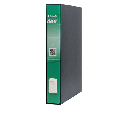 Registratore Dox 5 - dorso 5 cm - protocollo 23 x 34 cm - verde - Esselte Dox