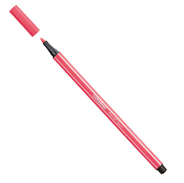Pennarello Pen 68 - colori assortiti neon - Stabilo - astuccio 6 pezzi