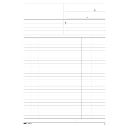 Blocco multiuso bianco - 50/50 fogli autoricalcanti - 31 x 21cm - Edipro
