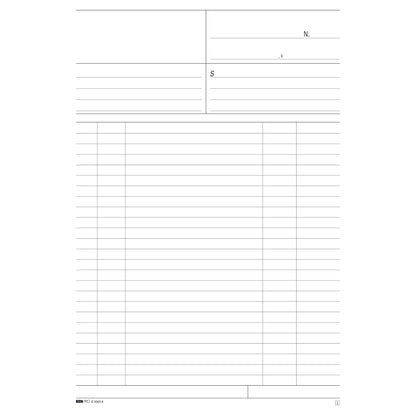 Blocco multiuso bianco - 50/50 fogli autoricalcanti - 31 x 21cm - Edipro