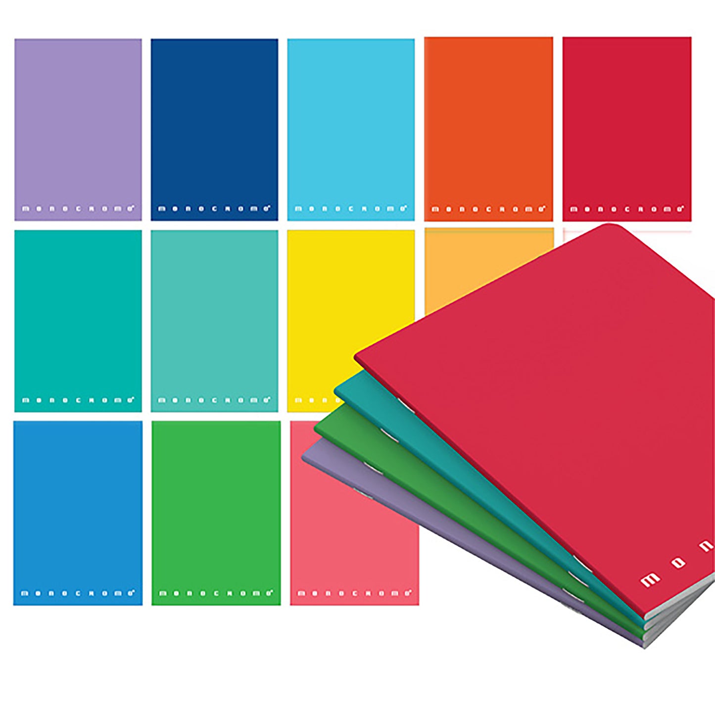 Quaderno Monocromo - A5 -  5mm - 42 fogli - 80gr - Pigna