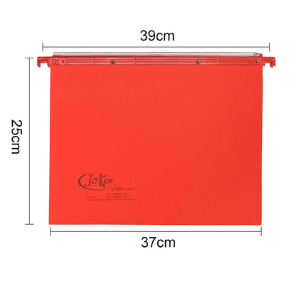 Cartella sospesa Joker - cassetto - interasse 39 cm - fondo V - 37 x 25 cm - rosso - Bertesi