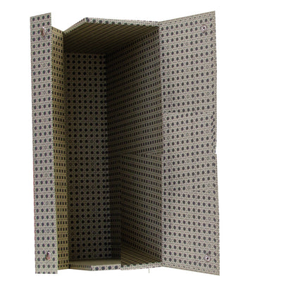 Scatola archivio in legno - 38 x 27 cm - dorso 12 cm - grigio - Brefiocart