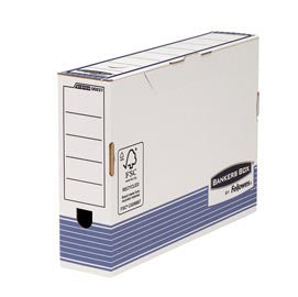 Scatola archivio Bankers Box System - formato legale - 25,5 x 36 cm - dorso 8 cm - Fellowes