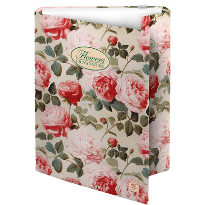 Cartella progetti Nature Flowers - 26 x 34 cm - dorso 7 cm - con elastico - Pigna
