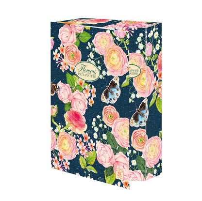 Cartella progetti Nature Flowers - 26 x 34 cm - dorso 7 cm - con elastico - Pigna