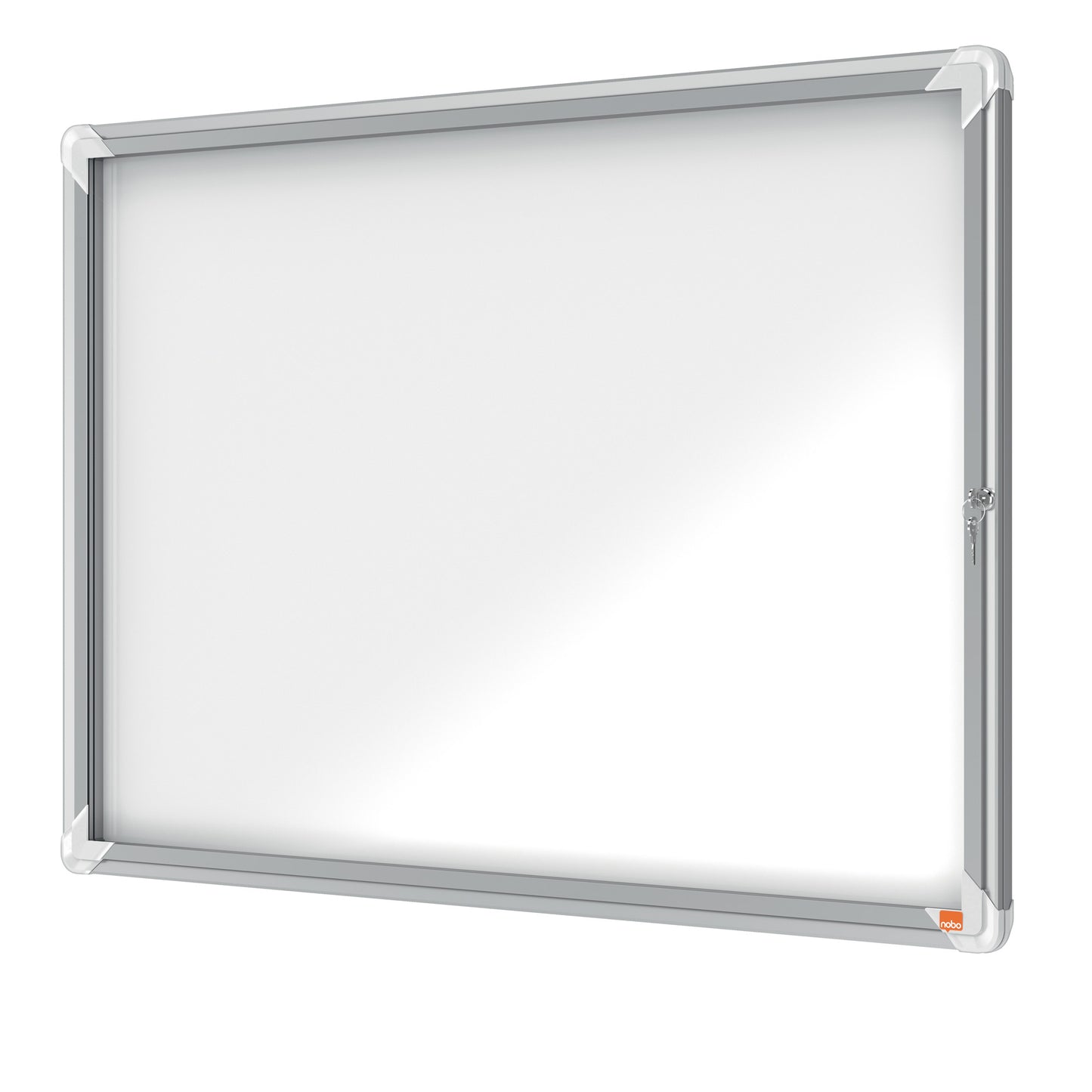 Bacheca per interni - fondo magnetico bianco - 8 fogli A4 - orizzontale - Nobo