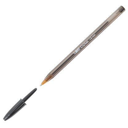 Penna sfera Cristal Large - punta 1,6 mm - nero - Bic - conf. 50 pezzi