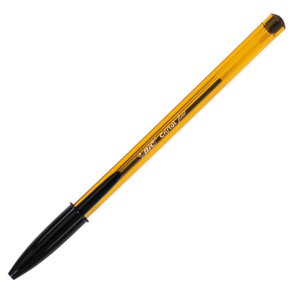 Penna sfera Cristal - punta fine 0,8 mm - nero - Bic - conf. 50 pezzi