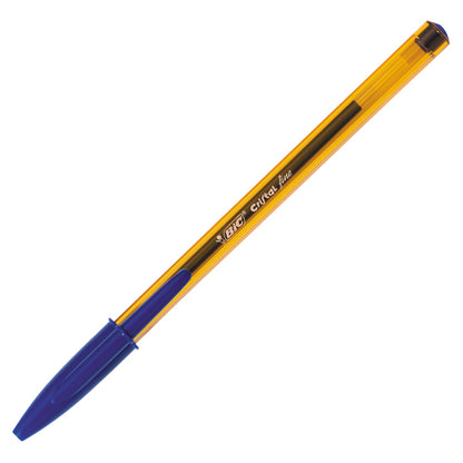 Penna sfera Cristal - punta fine 0,8 mm - blu - Bic - conf. 50 pezzi