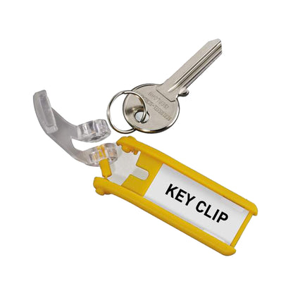 Portachiavi Key Clip - colori assortiti - Durable - conf. 6 pezzi