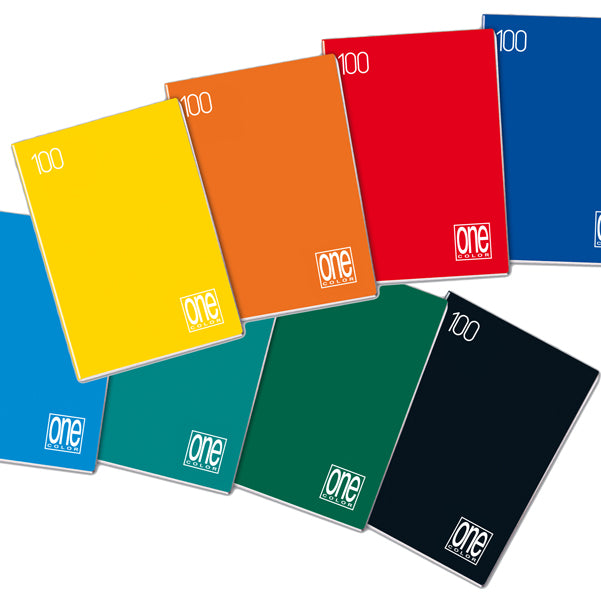Maxiquaderno One Color - A4 - 1 rigo - 18+1  fogli - 100 gr - Blasetti