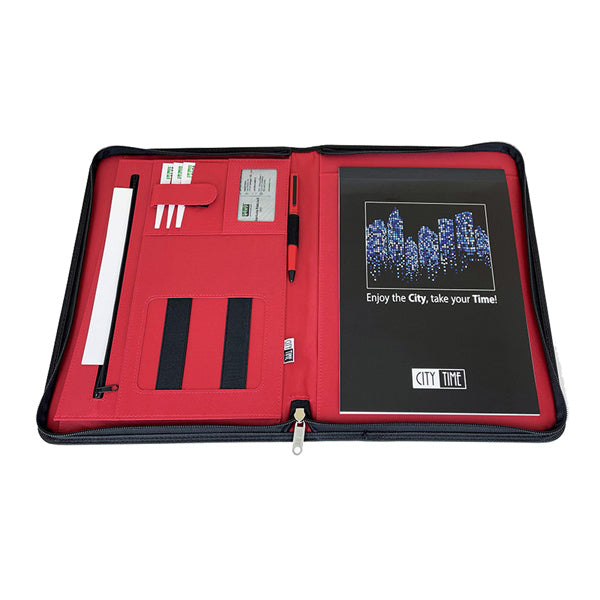 Portablocco Professional - rosso - 25,5 x 34,5cm - City Time