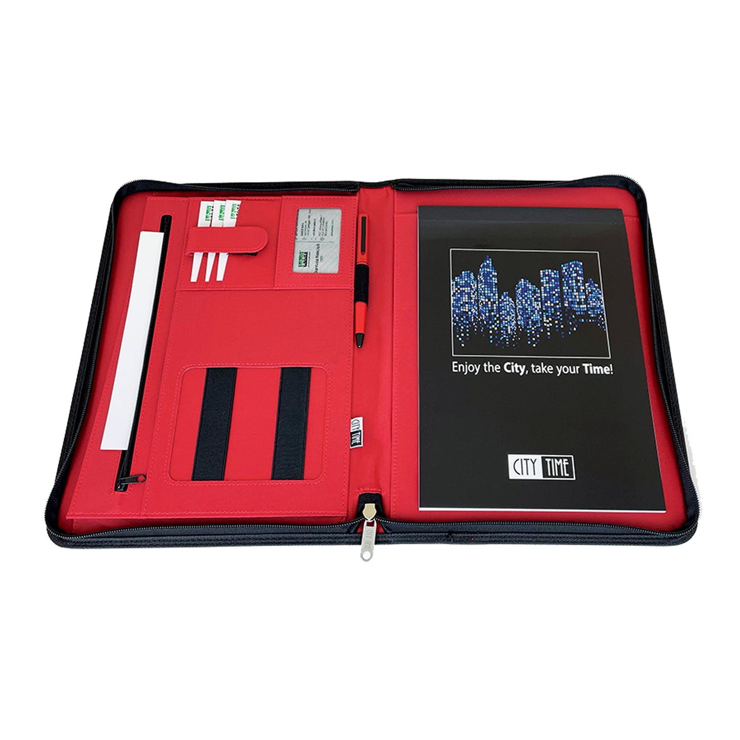 Portablocco Professional - rosso - 25,5 x 34,5cm - City Time
