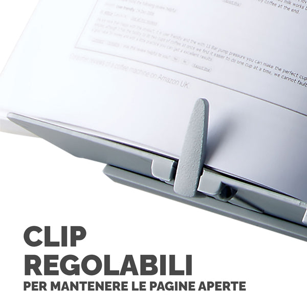 Leggio Booklift - formato A4 - silver - Fellowes