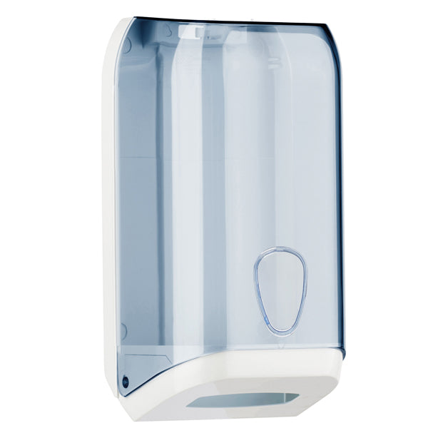 Dispenser carta igienica Prestige - interfogliata - 15,8 x 13 x 30,7 cm - trasparente - Mar Plast