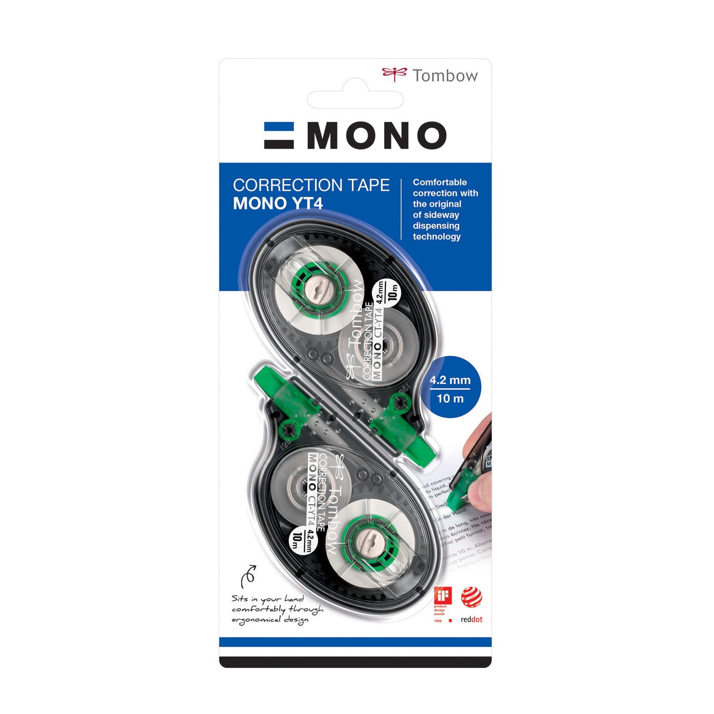 Correttore a nastro - 4,2mm x 10mt - Tombow - conf. 2 pezzi