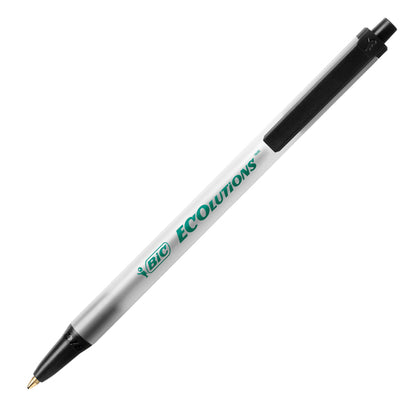 Penna a sfera a scatto ECOlutions - punta 1,0mm  - nero - punta 1,0mm - Bic - conf. 50 pezzi
