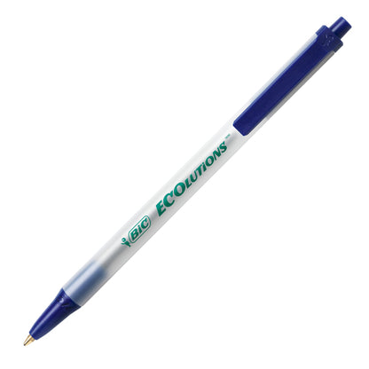 Penna a sfera a scatto ECOlutions - punta 1,0mm - blu - Bic - conf. 50 pezzi