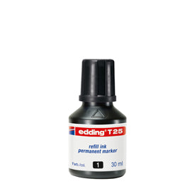 Ricarica Inchiostro marcatore permanente T25 - 30ml - nero - Edding