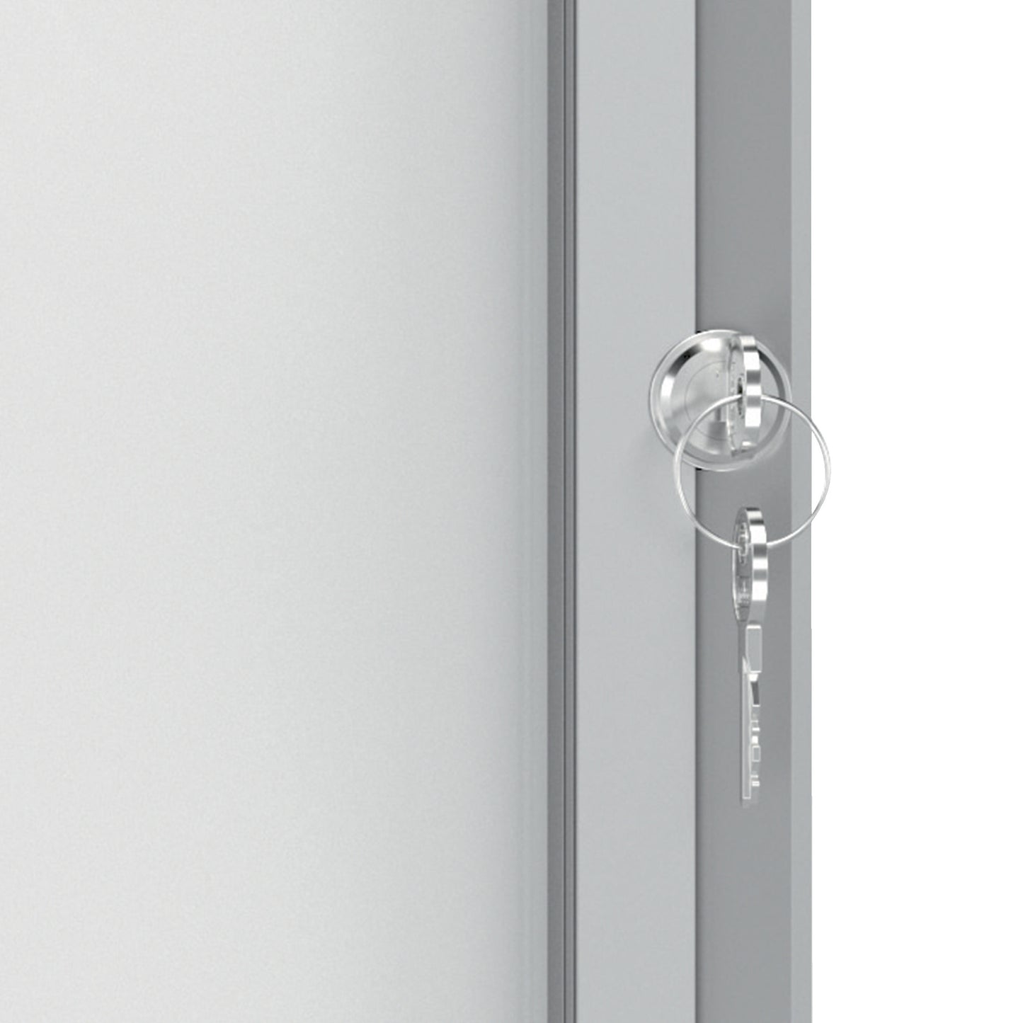 Bacheca per interni - fondo magnetico bianco - 9 fogli A4 - verticale - Nobo