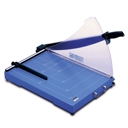 Taglierina a leva 3025 - con blocca lama - 36 x 53,5 x 44,5 cm - 448 mm (A3) - 20 fogli - blu - Titanium