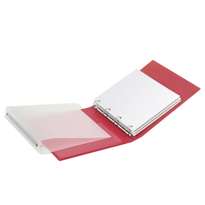 Raccoglitore Myto - 22 x 30 cm - 4 anelli tondi 30 mm - dorso 3,5 cm - colori assortiti - Sei Rota