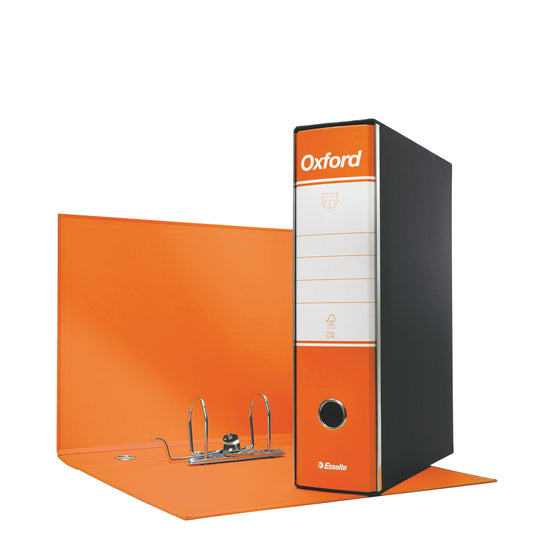 Registratore Oxford G83 - dorso 8 cm - commerciale 23 x 30 cm - arancione - Esselte