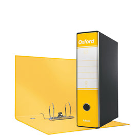 Registratore Oxford G85 - dorso 8 cm - protocollo 23 x 33 cm - giallo - Esselte
