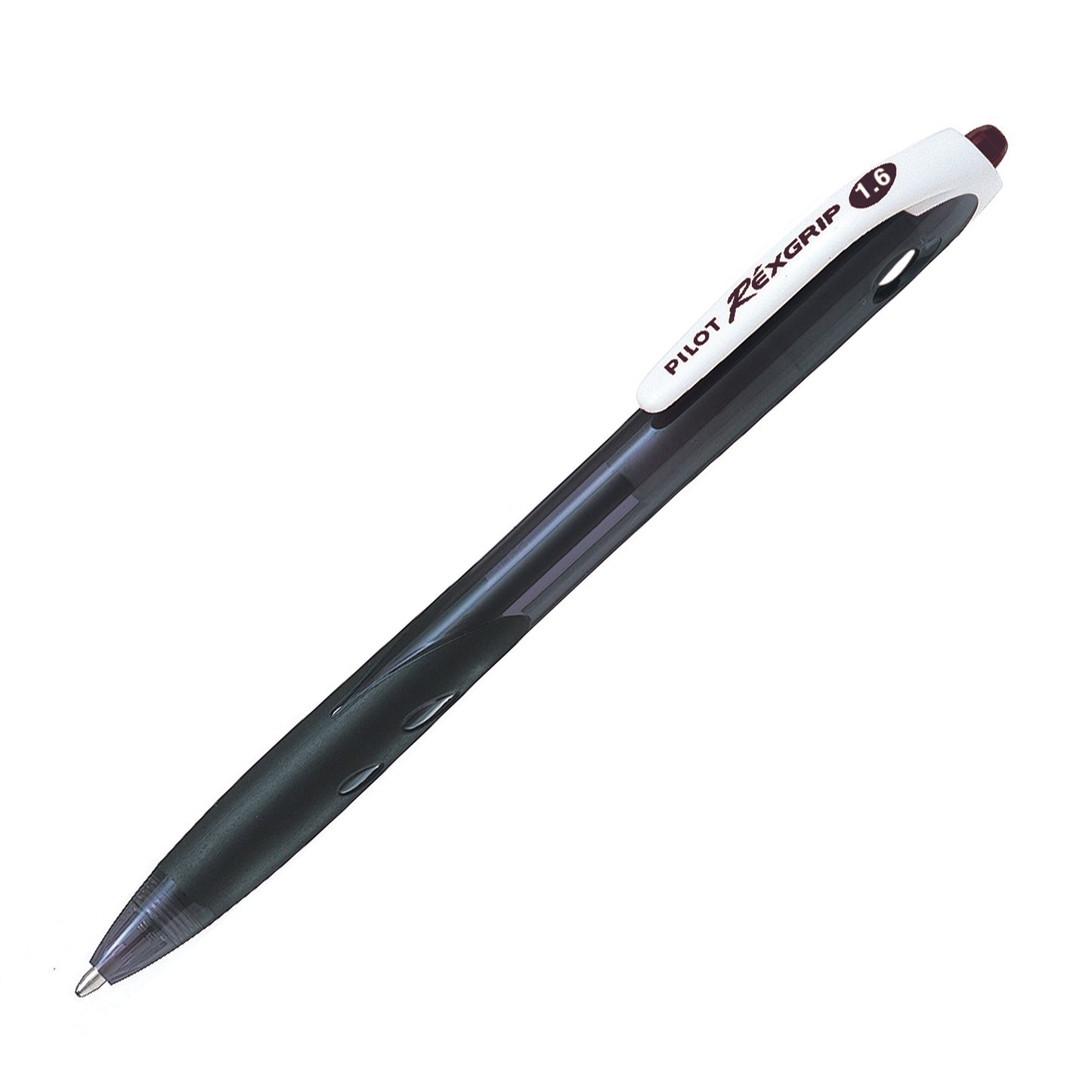 Penna a sfera a scatto Rexgrip Begreen - punta 1,6mm - nero  - Pilot
