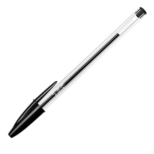 Penna a sfera Cristal  - punta media 1,0mm - nero - Bic - conf.  90+10 pezzi