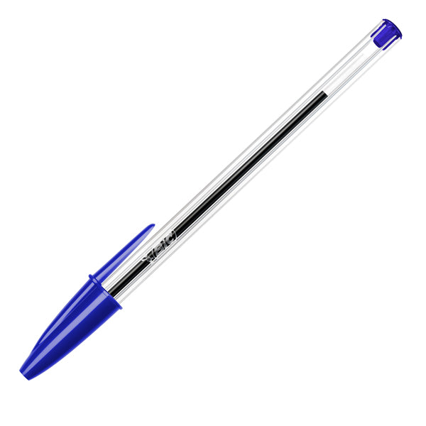 Penna a sfera Cristal - punta media 1,0mm - blu  - Bic - conf. 90+10 pezzi