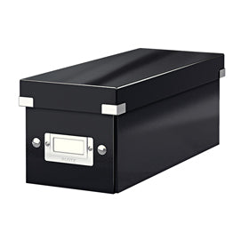 Scatola archivio Click & Store - per CD - 14,3 x 13,6 x 35,2 cm - nero - Leitz